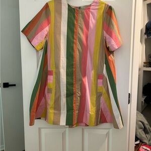 The Emmy Short-Sleeve Swing Mini Dress by Maeve